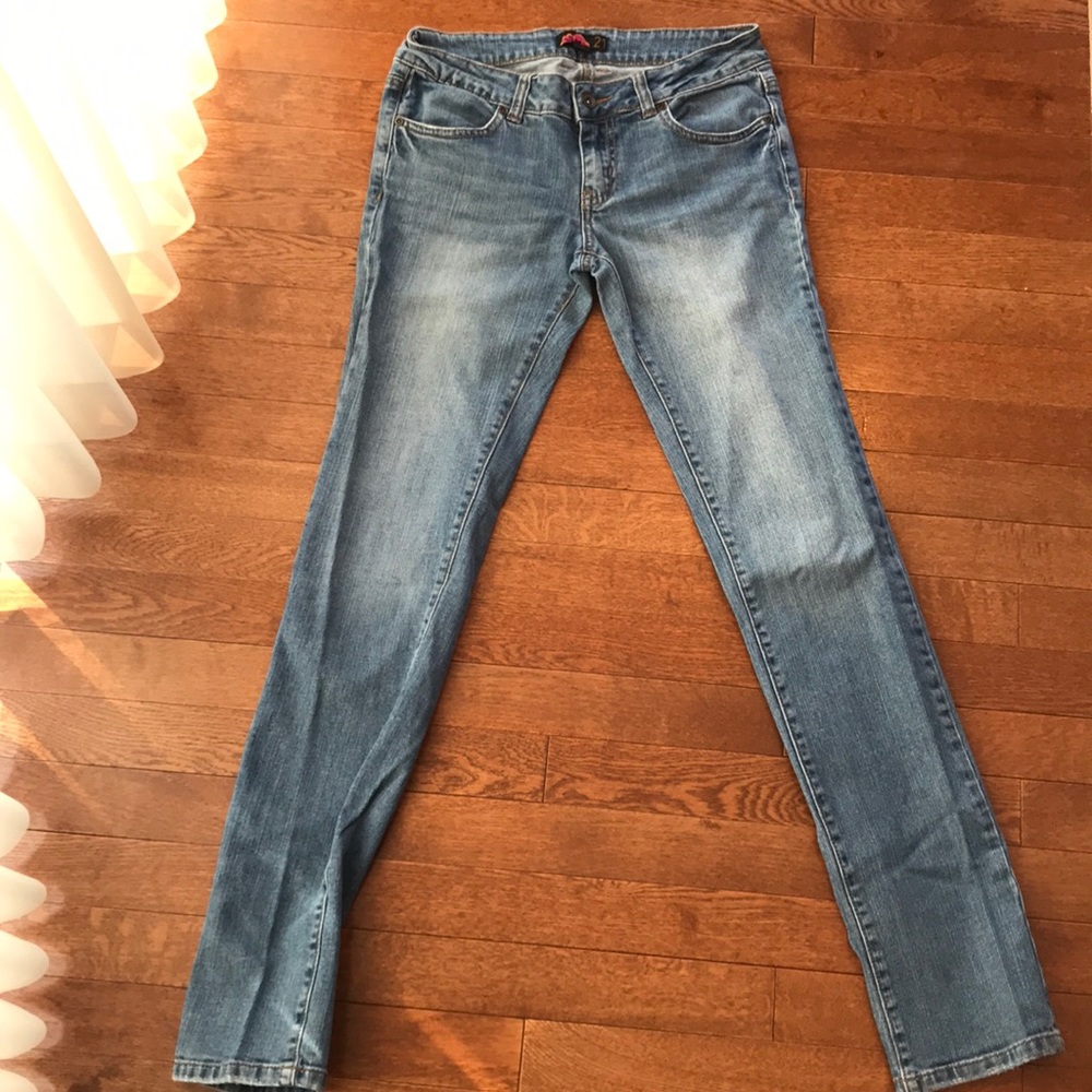 Medium Wash Skinny Jeans Forever 21